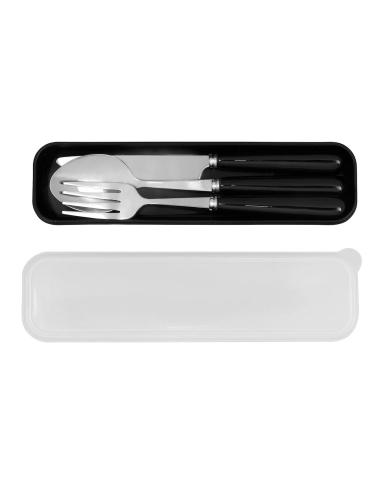 CUTLERY SET IN PLASTIC CASE