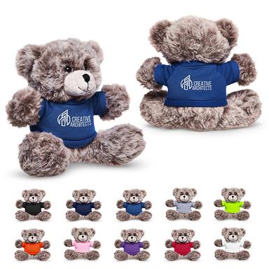 7" SOFT PLUSH BEAR WITH T-SHIRT
