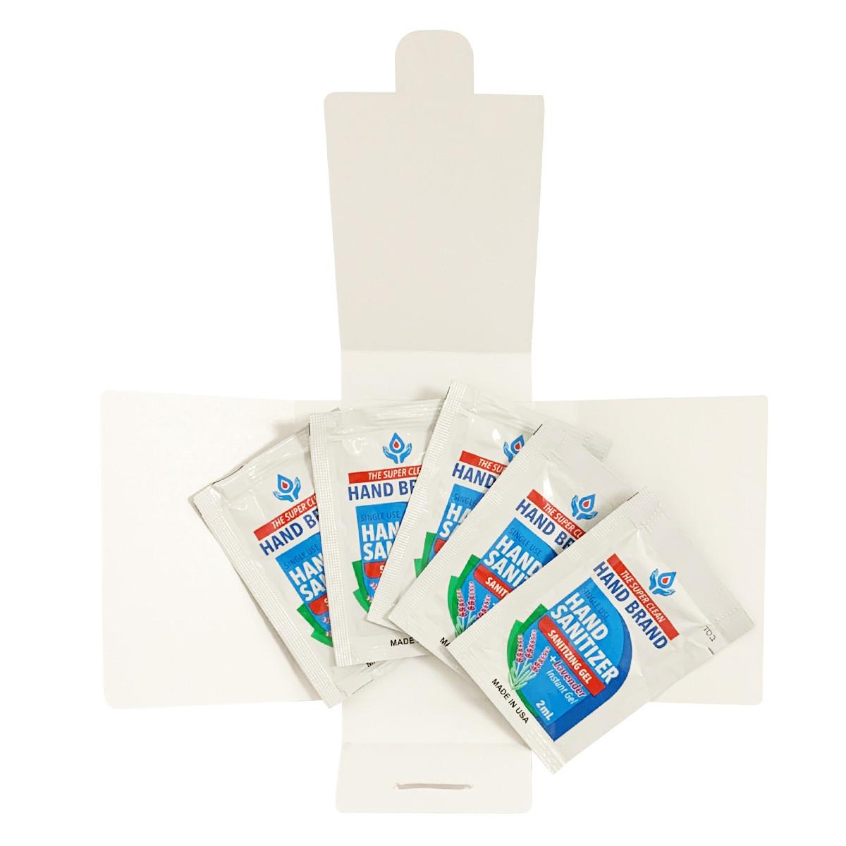 5-PACK GEL SANITIZERS WITH CUSTOM PACK