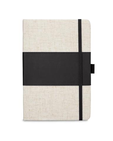 5X7 SOFT COVER PU & HEATHERED FABRIC JOURNAL