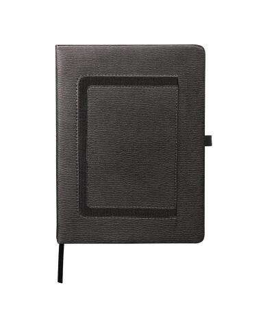LARGE ROMA JOURNAL WITH HORIZONTAL PHONE POCKET