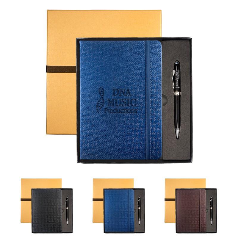 TEXTURED TUSCANY™ JOURNAL & EXECUTIVE STYLUS PEN SET