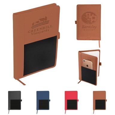 ROMA JOURNAL WITH MULTI-USE ELASTIC POCKET