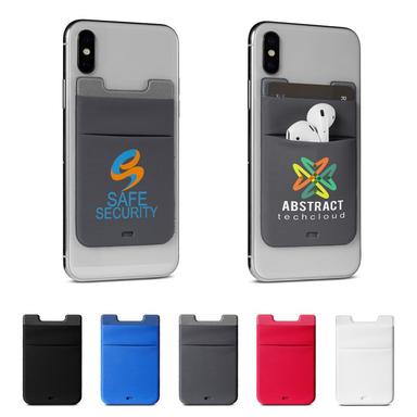 DUAL PHONE POCKET & WIRELESS EARBUD HOLDER