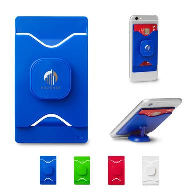 PROMO MOBILE DEVICE CARD CADDY WITH STAND