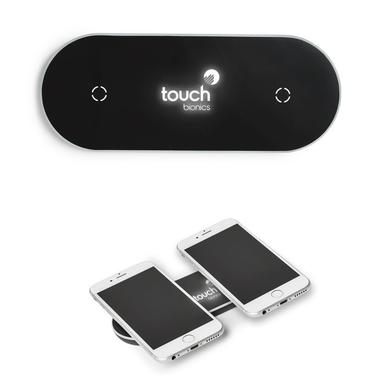 LIGHT-UP-YOUR-LOGO DUO WIRELESS CHARGING PADS