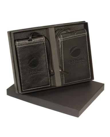 VOYAGER BARCLAY MAGNETIC LUGGAGE TAG SET