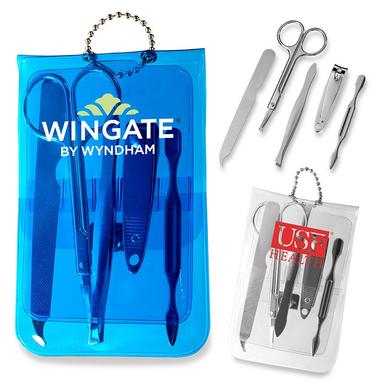 TRANSLUCENT 5-PIECE MANICURE POUCH