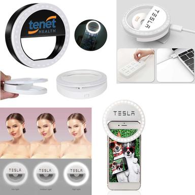 iBank(R) Selfie Ring Light For Smartphones (Black)