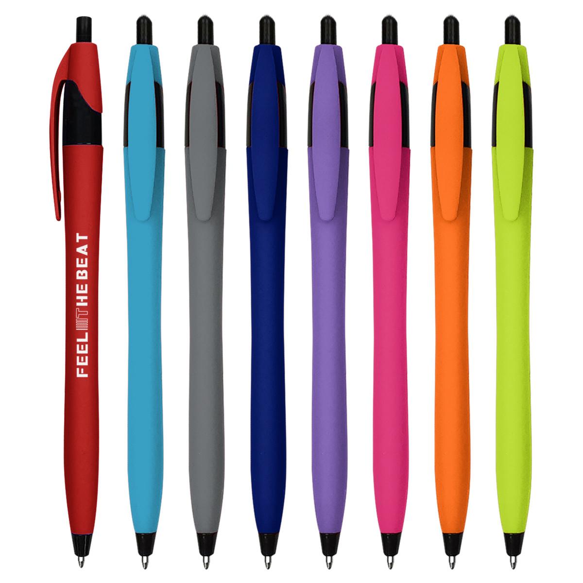 ELLIE RUBBERIZED DART PEN