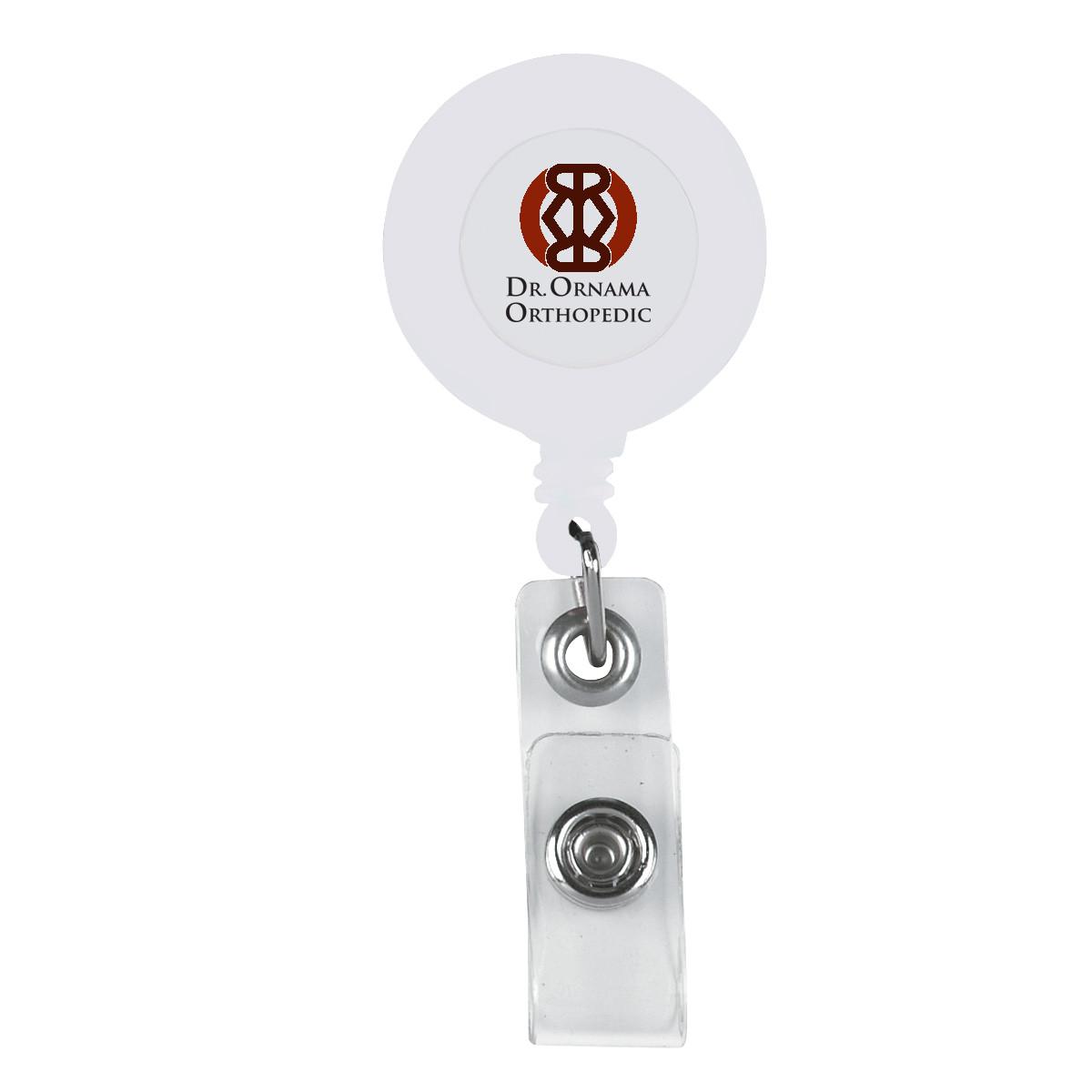 RETRACTABLE BADGE HOLDER WITH ANTIMICROBIAL ADDITIVE