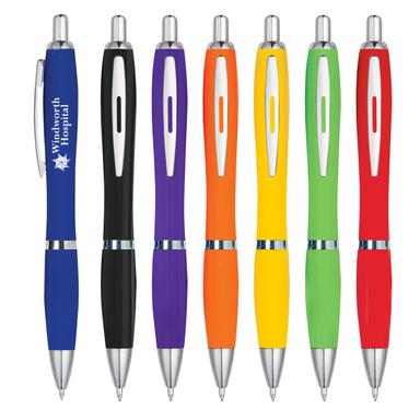 SATIN PEN WITH ANTIMICROBIAL ADDITIVE