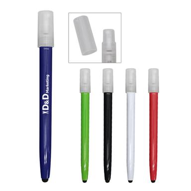 .85 OZ. REFILLABLE SPRAY BOTTLE WITH STYLUS