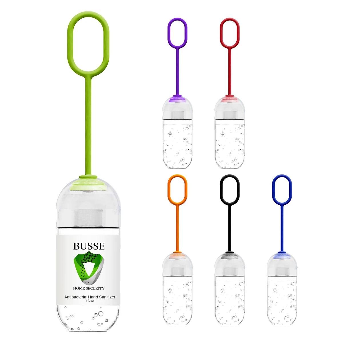 1 OZ. HAND SANITIZER WITH SILICONE LOOP