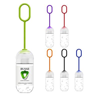 1 OZ. HAND SANITIZER WITH SILICONE LOOP