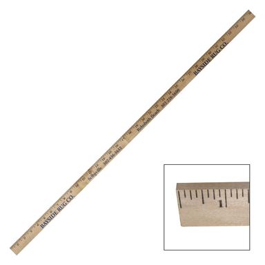 1/4" THICK CLEAR LACQUERED YARDSTICK