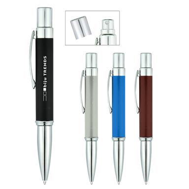 ALUMINUM REFILLABLE SPRAY BOTTLE WITH PEN