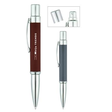ALUMINUM REFILLABLE SPRAY BOTTLE WITH PEN