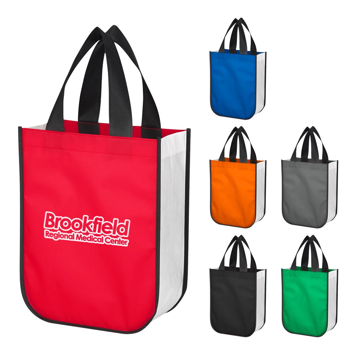 LOLA NON-WOVEN SHOPPER TOTE BAG WITH 100% RPET MATERIAL
