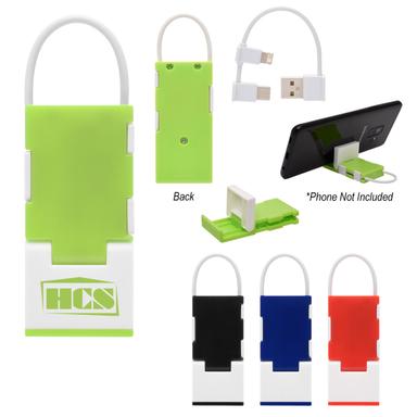 HIDEAWAY 3-IN-1 CHARGING CABLE & PHONE STAND