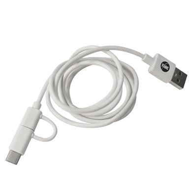 3-IN-1 3 FT. CHARGING CABLE WITH ANTIMICROBIAL ADDITIVE