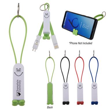 CORD BUDDY 3-IN-1 CHARGING CABLE & PHONE STAND
