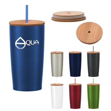 20 OZ. HIMALAYAN TUMBLER WITH BAMBOO LID