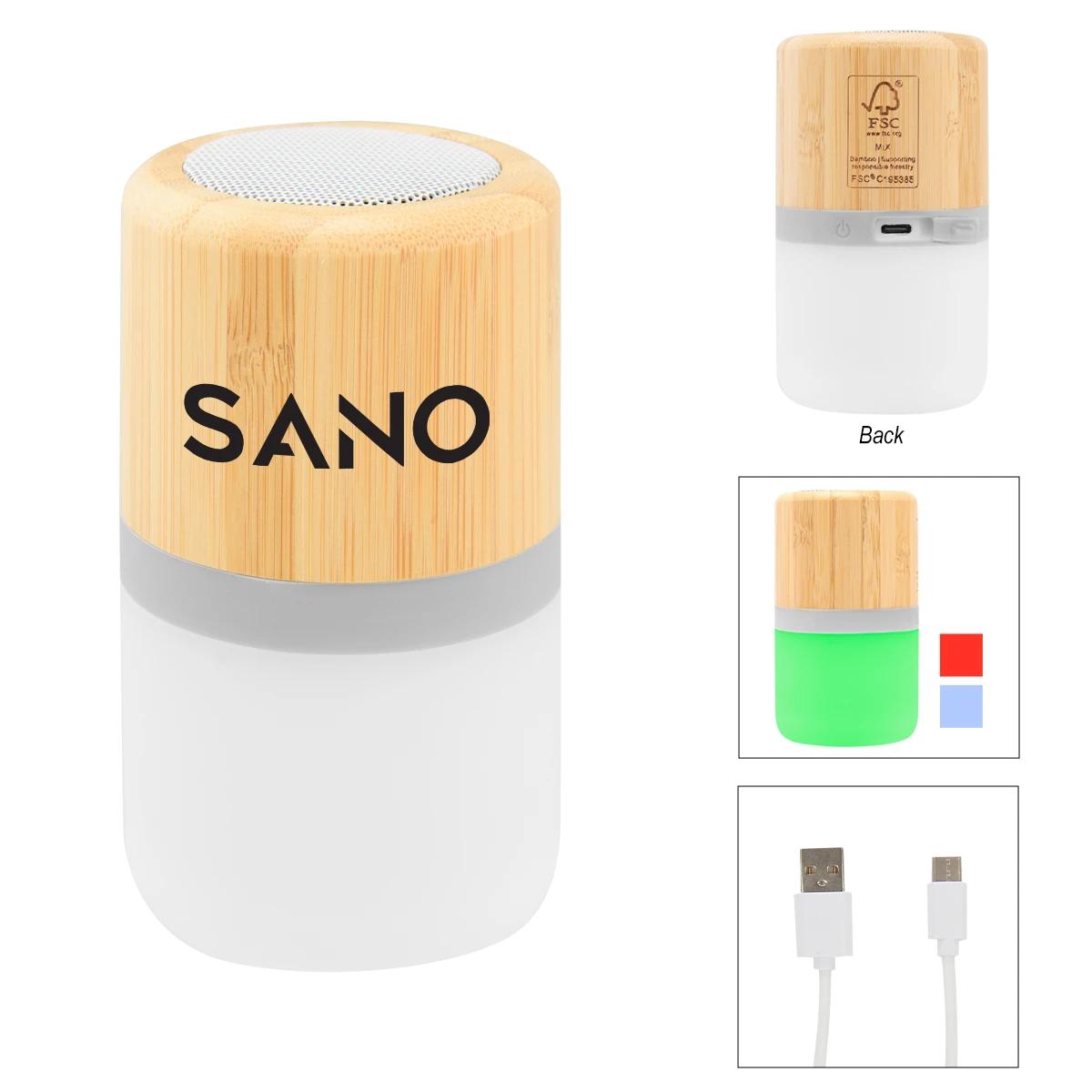 BAMBOO WIRELESS LIGHT UP SPEAKER