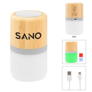 BAMBOO WIRELESS LIGHT UP SPEAKER