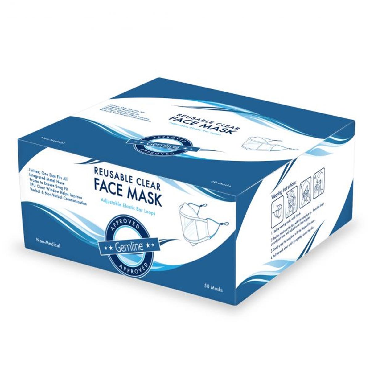 Reusable Clear Face Mask