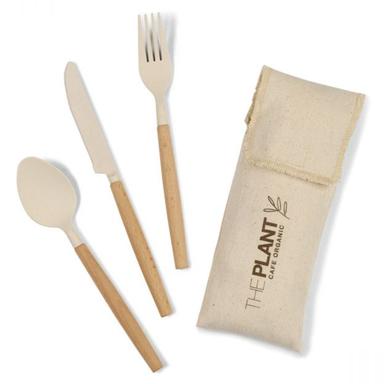 Gaia Bamboo Fiber Cutlery Set