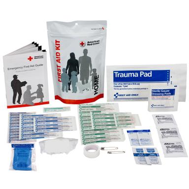 American Red Cross Home First Aid Zip Kit and Hand Sanitizer Bundle