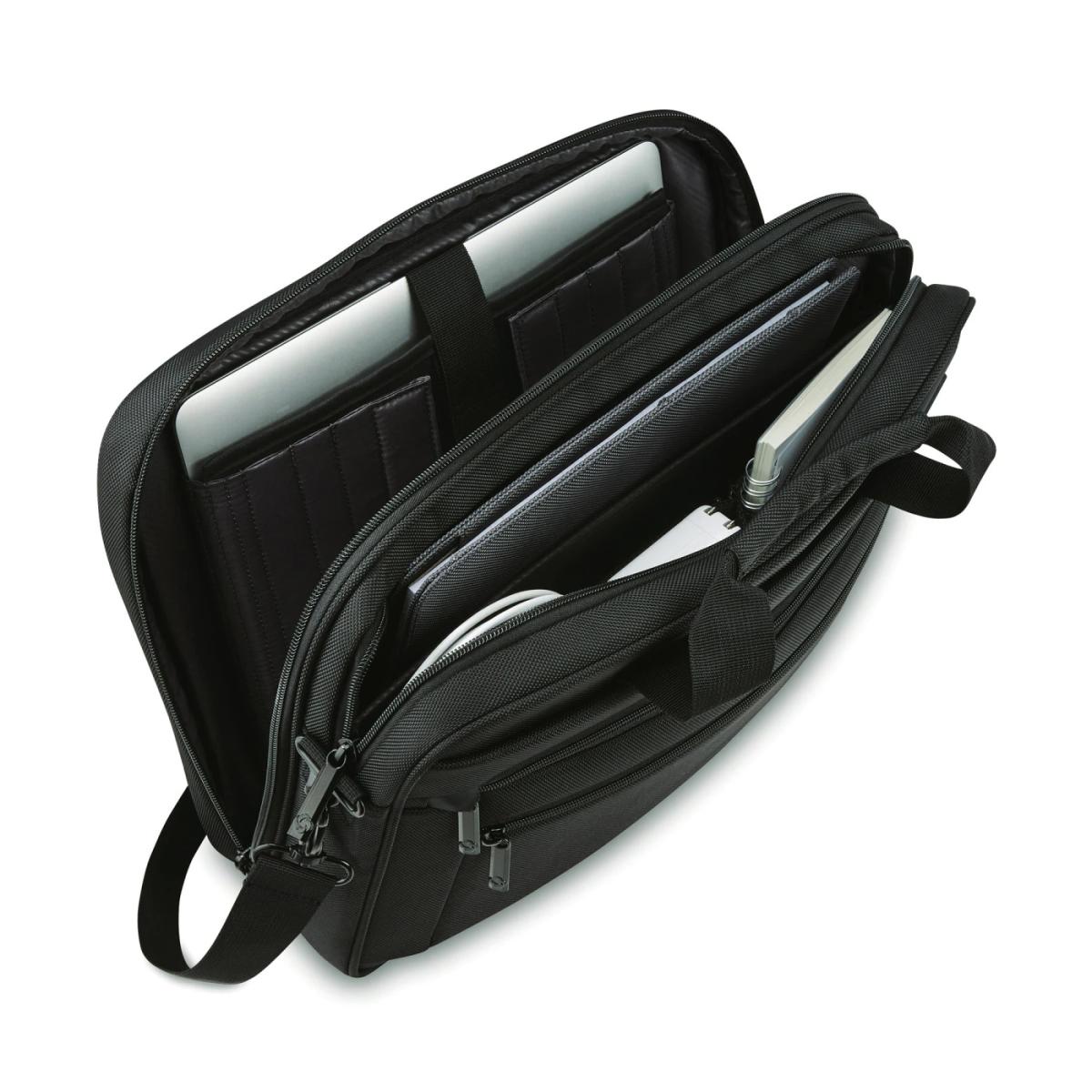 Samsonite Classic Business Perfect Fit Two Gusset Computer Portfolio