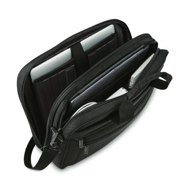 Samsonite Classic Business Perfect Fit Two Gusset Computer Portfolio