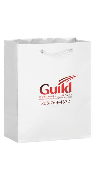 Matte Laminated Euro Tote Bag 8" W x 4" D x 10" H