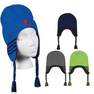 Ski Beanie With Ear Flaps