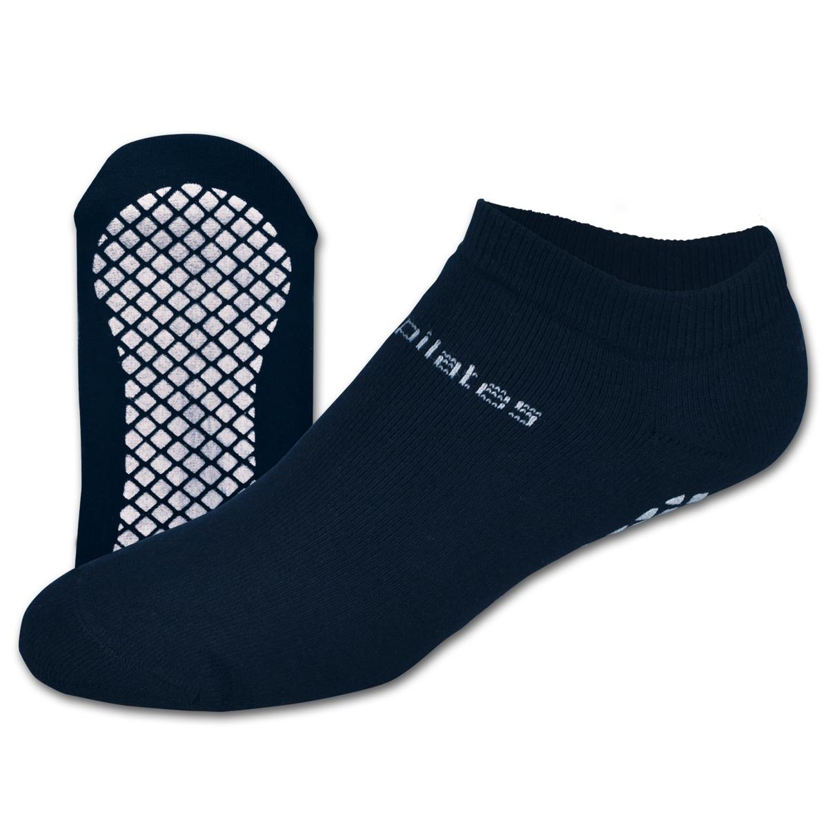 Full Cushion Cotton No Show Sock with Knit-In Logo and Tread