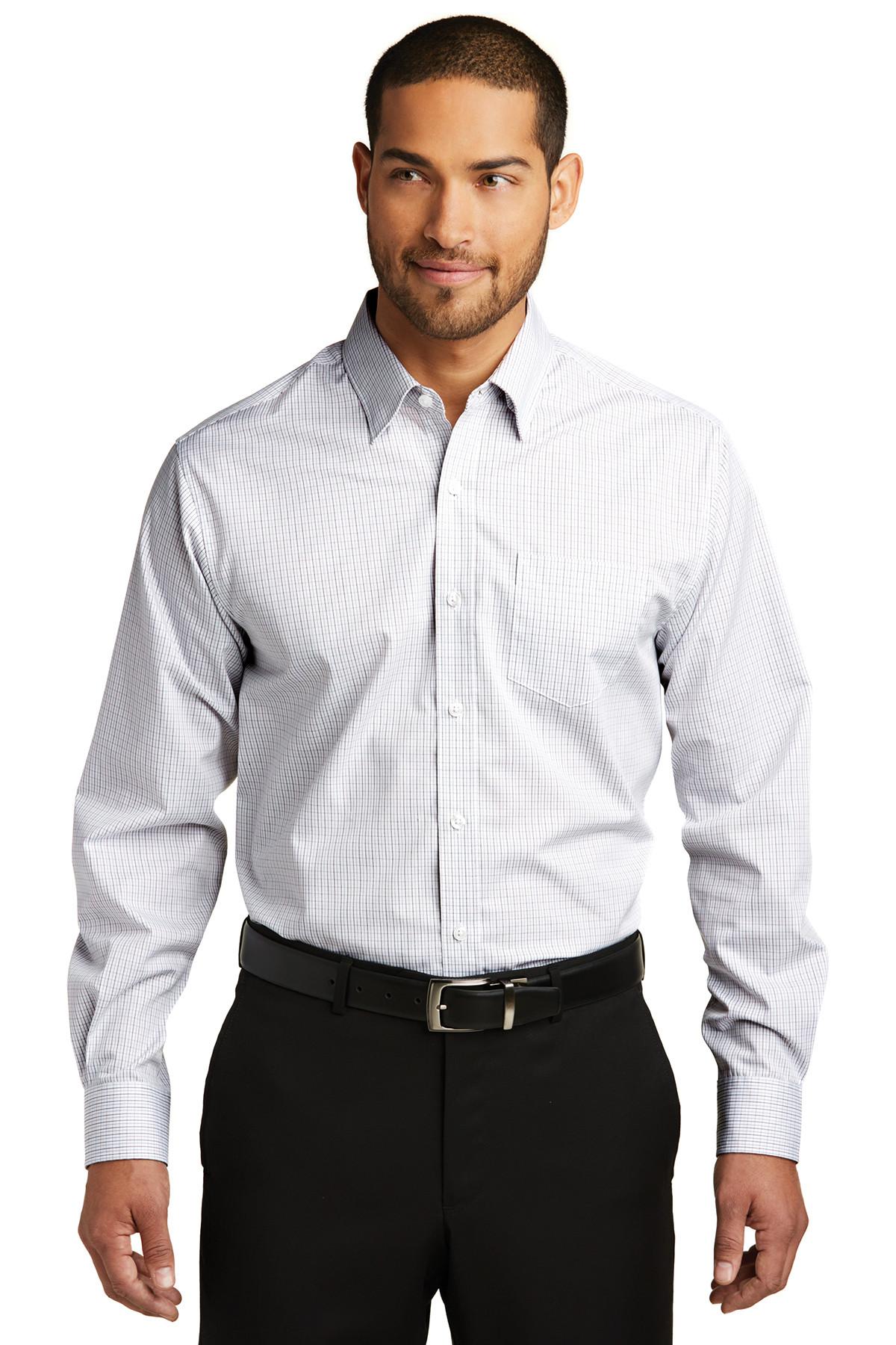 Port Authority® Micro Tattersall Easy Care Shirt