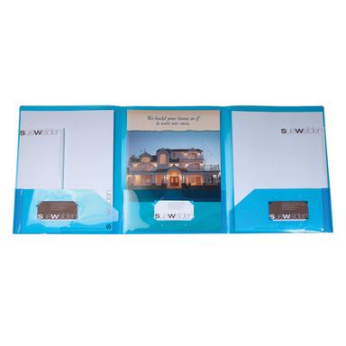 TRI-POCKET PRESENTATION FOLDER