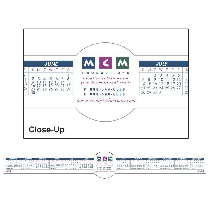 Circle Removable Adhesive Computer Calendar