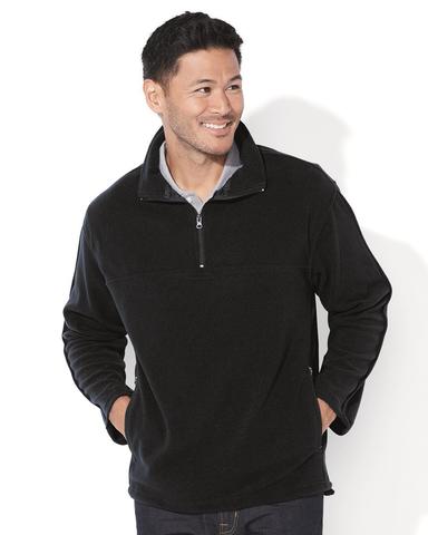 Sierra Pacific - Unisex Microfleece Quarter-Zip Pullover with Zippered Pockets