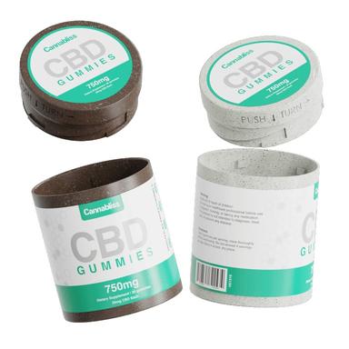 Custom HEMP Plastic CR Jar – 4 oz