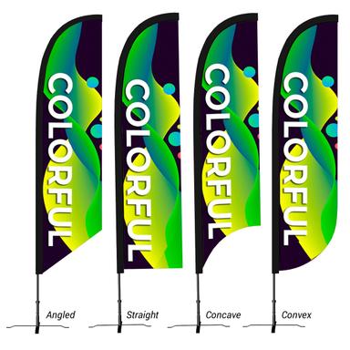 LARGE 13 ' CUSTOM FEATHER FLAG