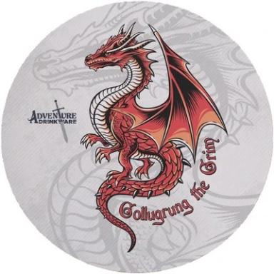 Full Color 4" Round Pulpboard Coaster