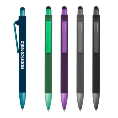 SONNIE RUBBERIZED SLEEK WRITE PEN
