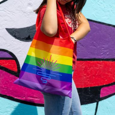 RAINBOW TOTE BAG