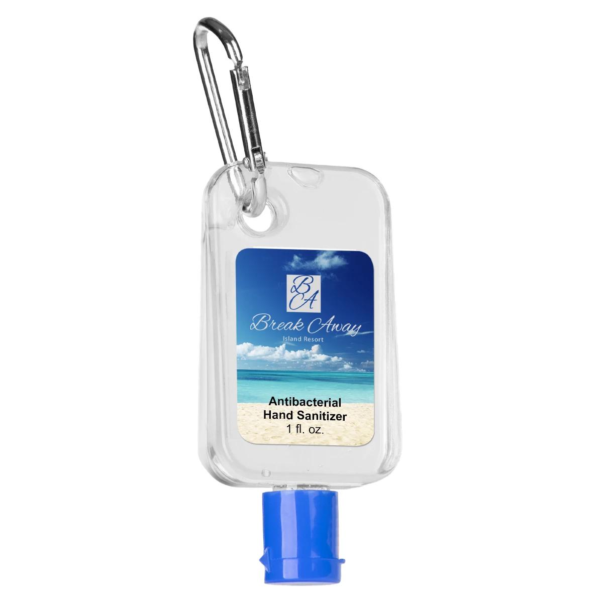1 OZ. HAND SANITIZER WITH CARABINER - duplicate