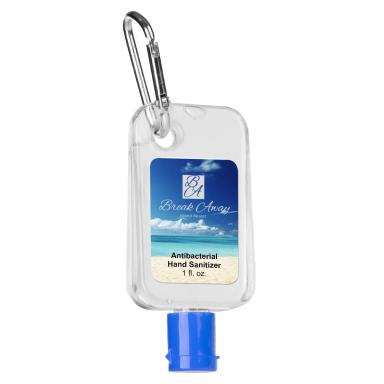 1 OZ. HAND SANITIZER WITH CARABINER - duplicate