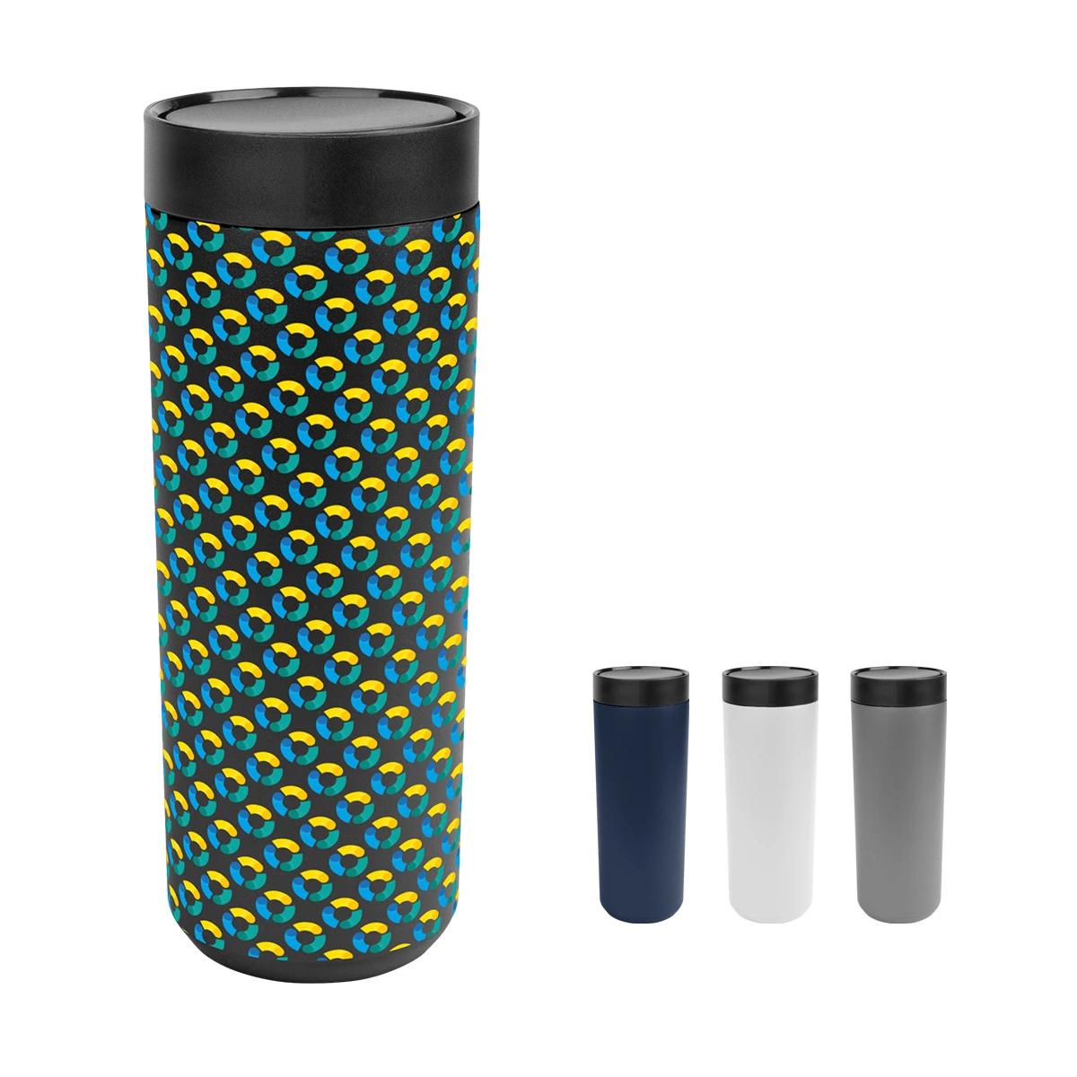 17 OZ. FULL COLOR BREW STAINLESS STEEL TUMBLER