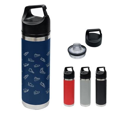 18 OZ. FULL LASER DAVENPORT STAINLESS STEEL BOTTLE